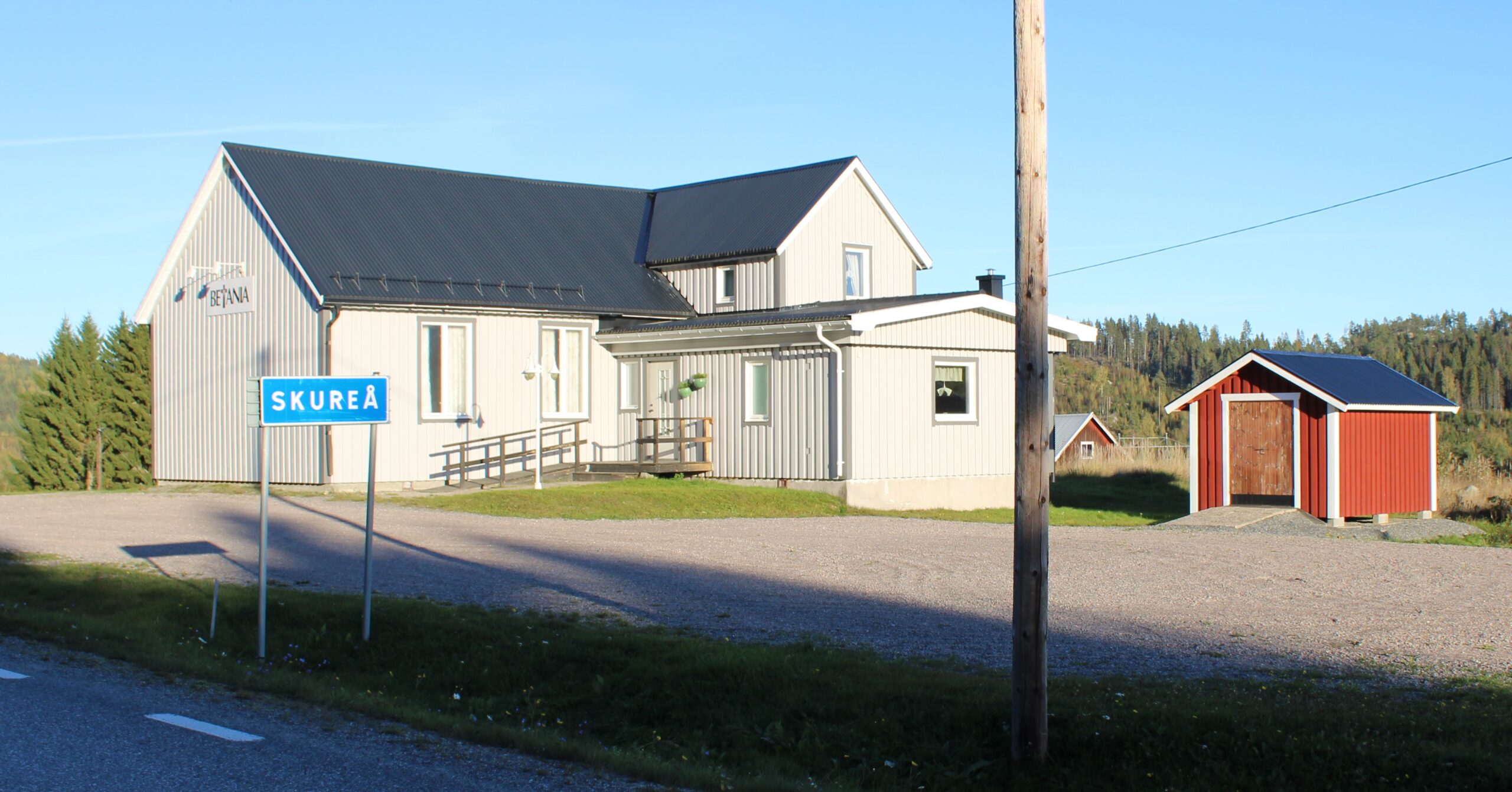 Bild på betaniakapellet i Skureå